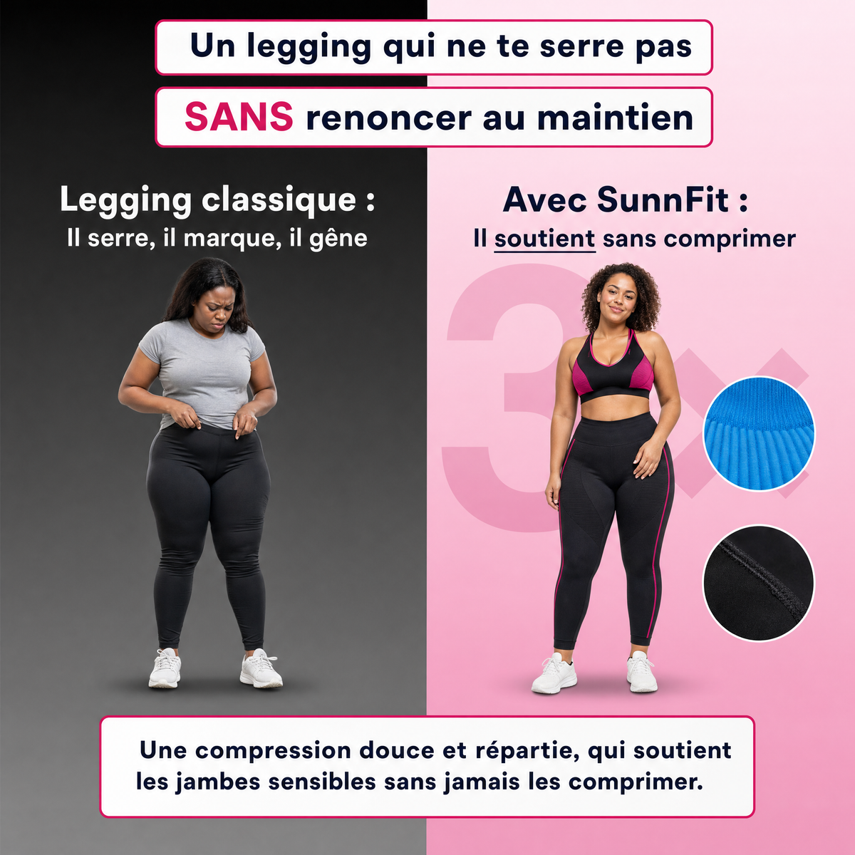 Leggings 3D SunnFit ™ (2 Achetés + 1 Gratuit) - LP